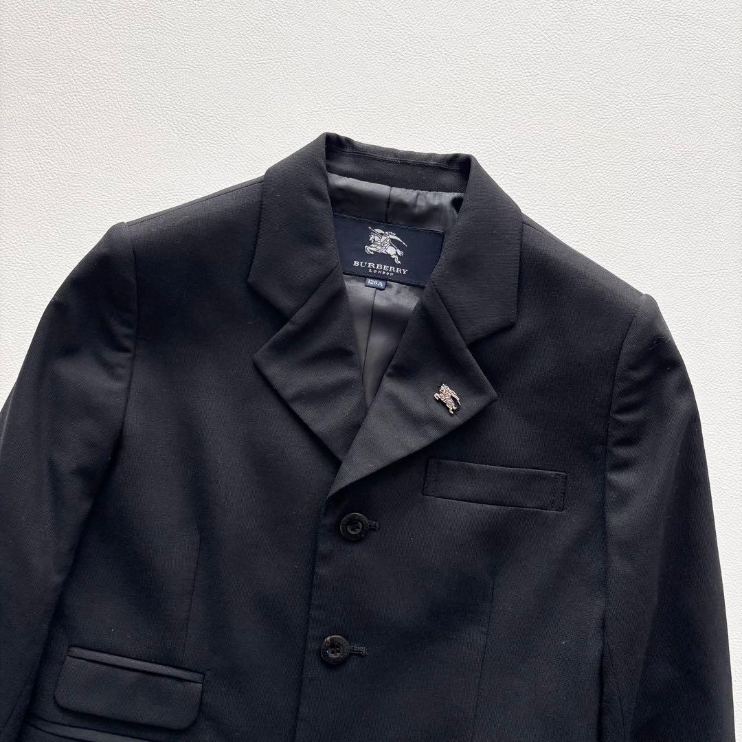 02185-8 バーバリーロンドン　キッズ　スーツ　セットアップ　120cm