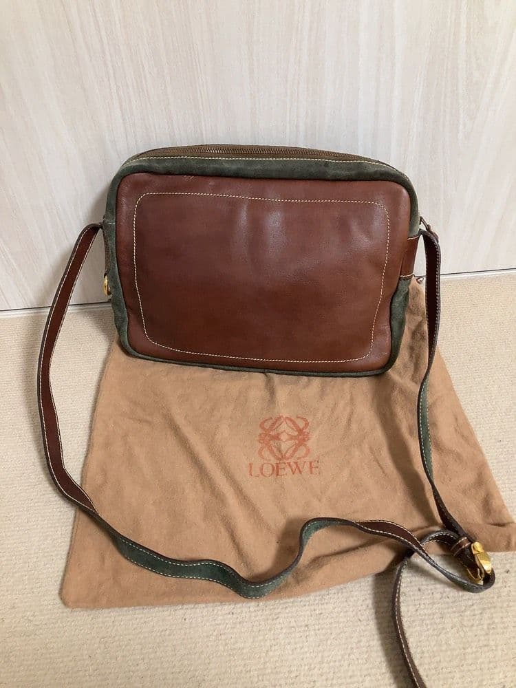 n*u様 希少✨LOEWE✨ロエベ ヴィンテージ アナグラム ショルダーバッグ