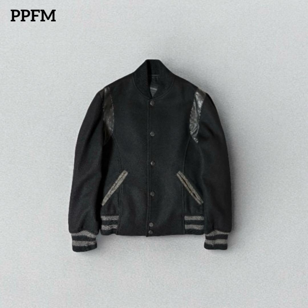 ジャケット・アウター 00s archive ppfm wool varsity jacket