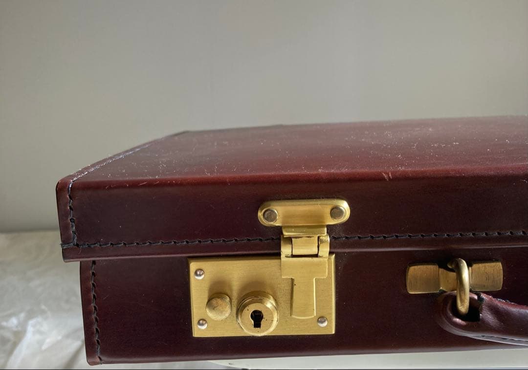 スウェイン・エドニ－・ブリッグ　ブライドルレザー　アタッシュケース