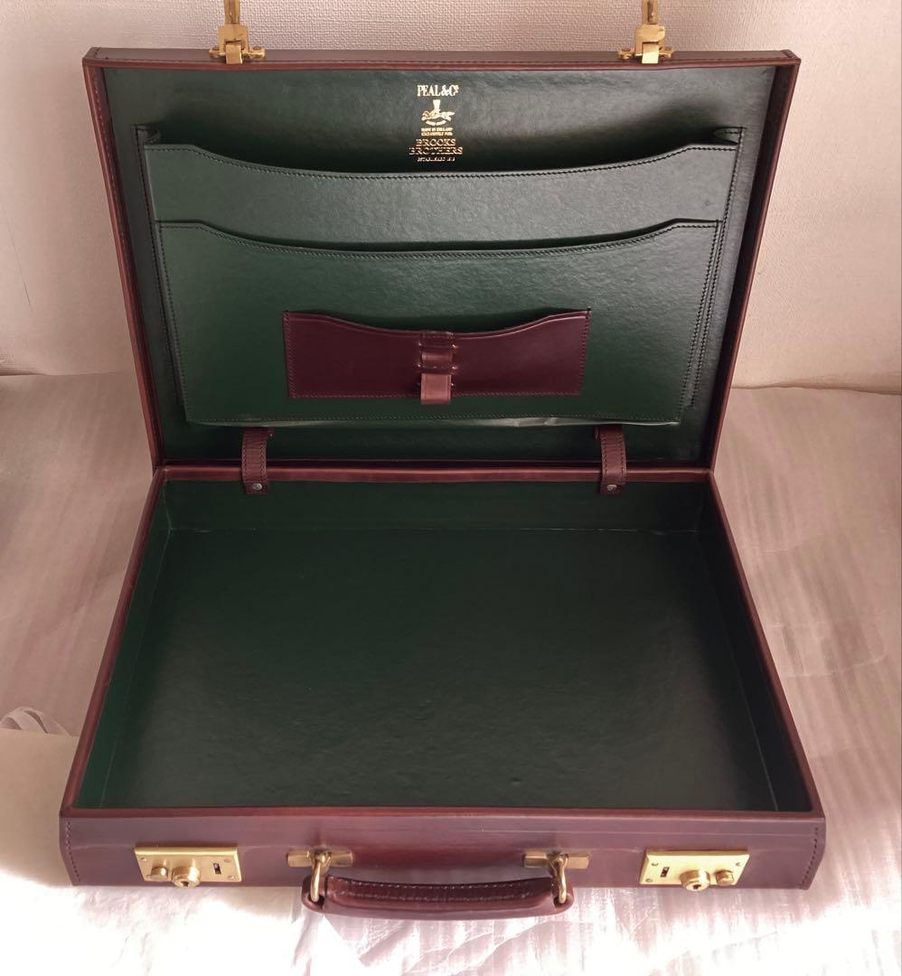 スウェイン・エドニ－・ブリッグ　ブライドルレザー　アタッシュケース