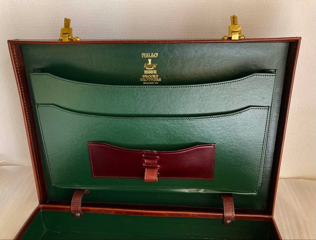 スウェイン・エドニ－・ブリッグ　ブライドルレザー　アタッシュケース