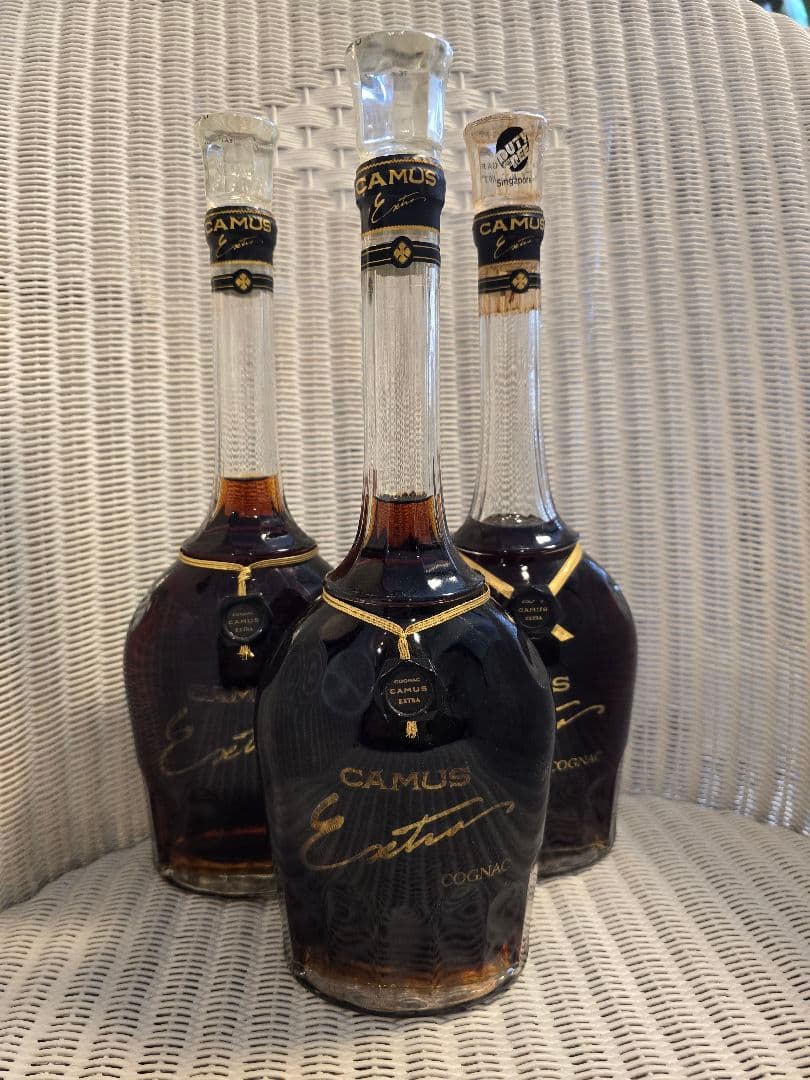 CAMUS エクストラ 3本セット 古酒 オールドボトル 液面低下あり