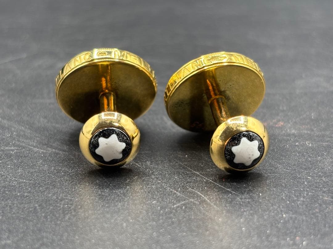 金メッキ カフリンクス 2ペア