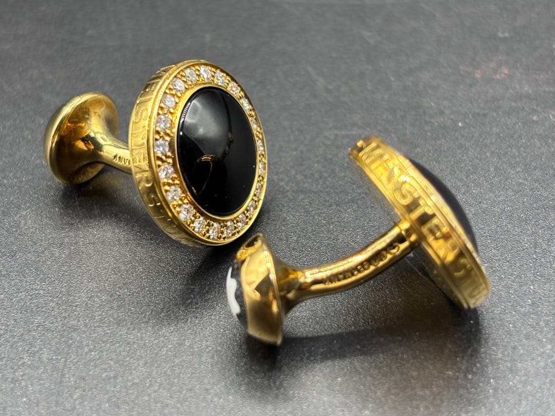 金メッキ カフリンクス 2ペア