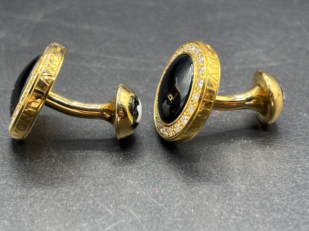 金メッキ カフリンクス 2ペア