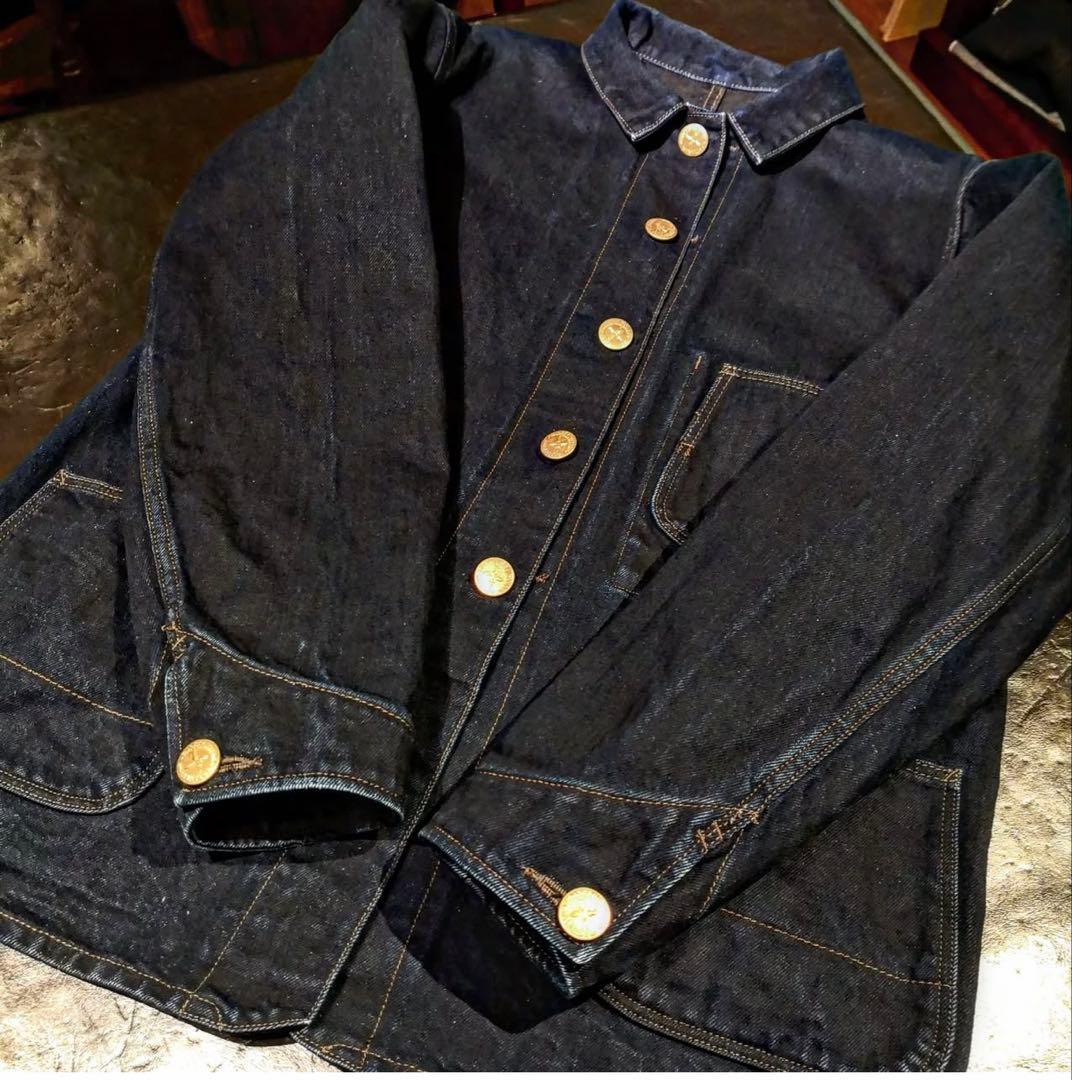 デニム　カバーオール　THREE KINGDOMS OVERALLS