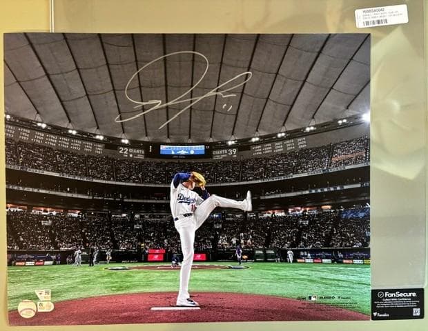 限定99枚特大写真40×50cm・佐々木朗希 直筆サインFANATICS/MLB