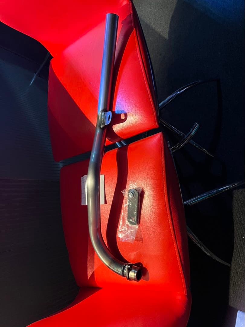 新品未使用 スーパーカブ リトルカブ キャブ車用 ウェイブ管マフラー