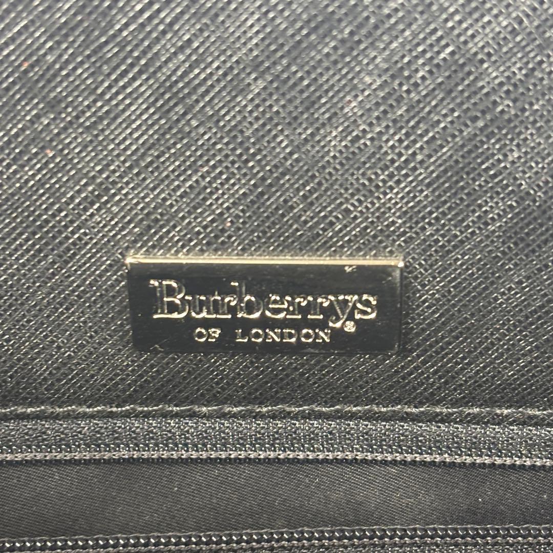 Burberry‘s フォーマルバッグ　ビジネスバッグ　レザー　ブラック