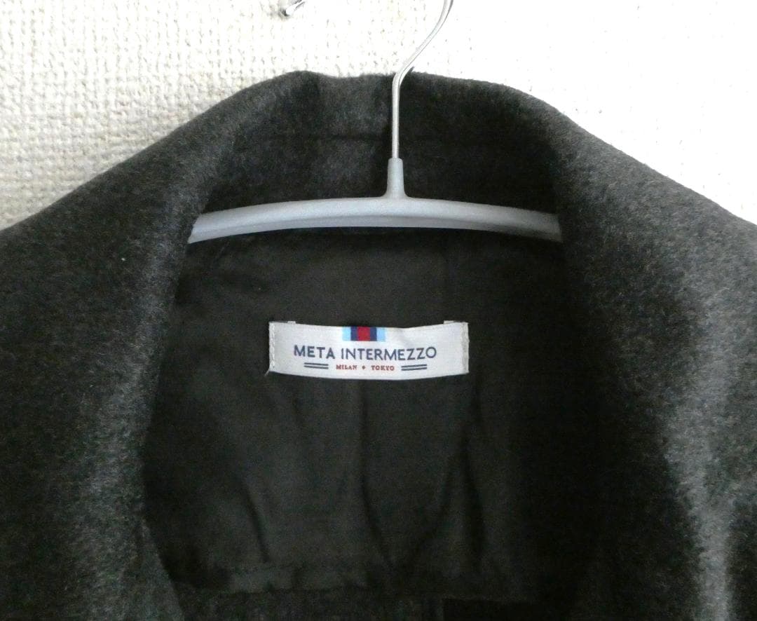  INTERMEZZO　イタリア製 ウール チェスターコート