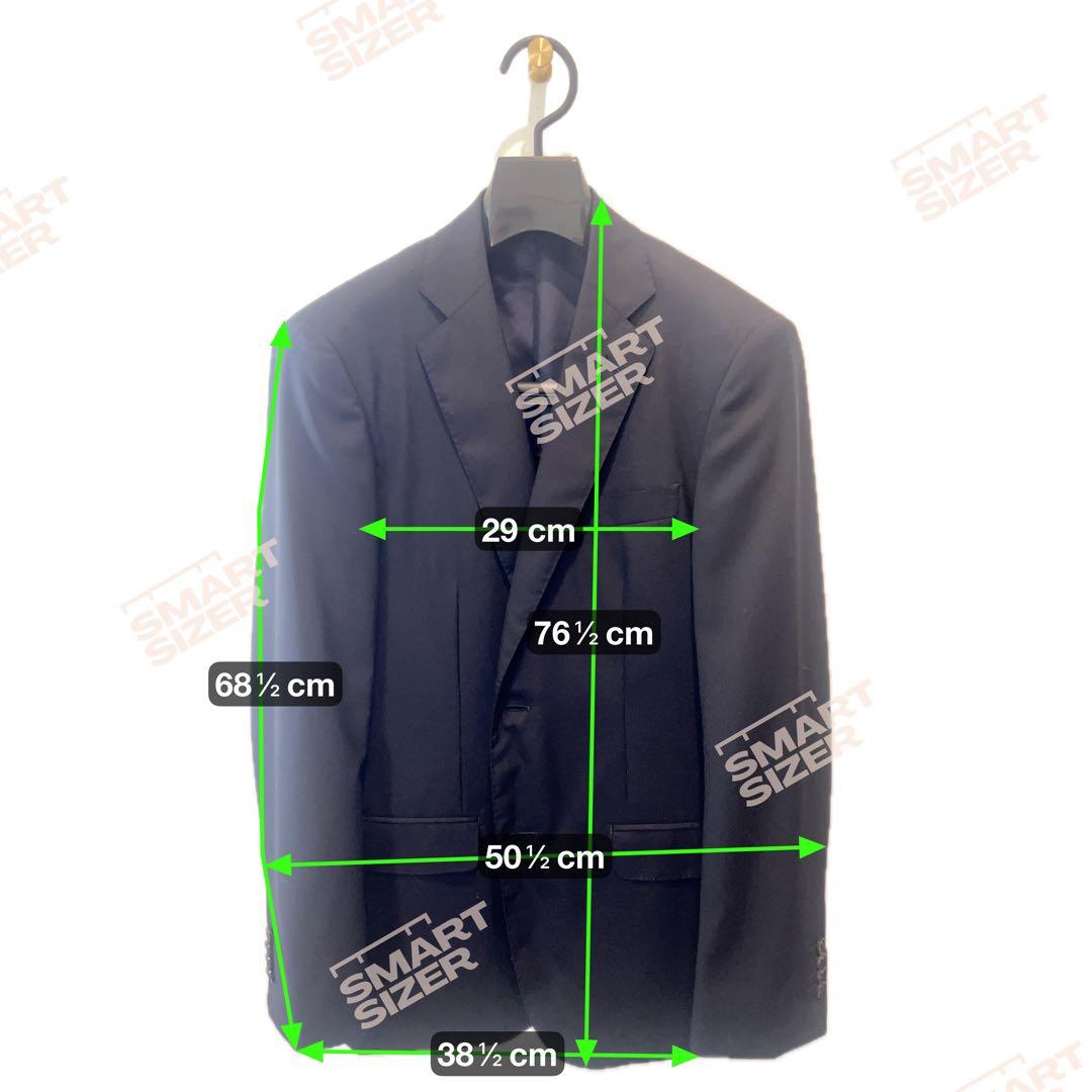 TOMORROWLAND BLUE WORK ネイビーウールスーツ 46