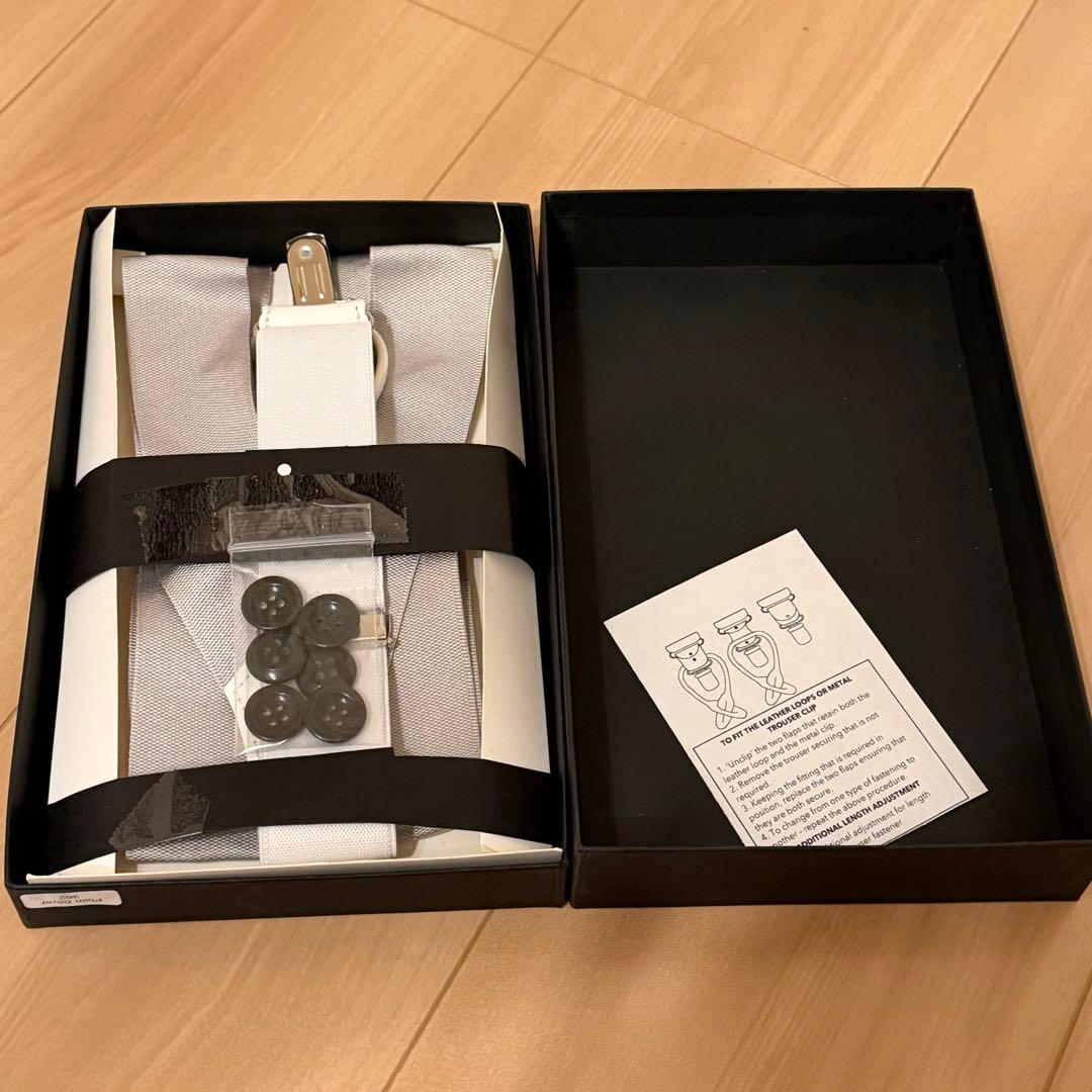  THURSTON サスペンダー シルバー