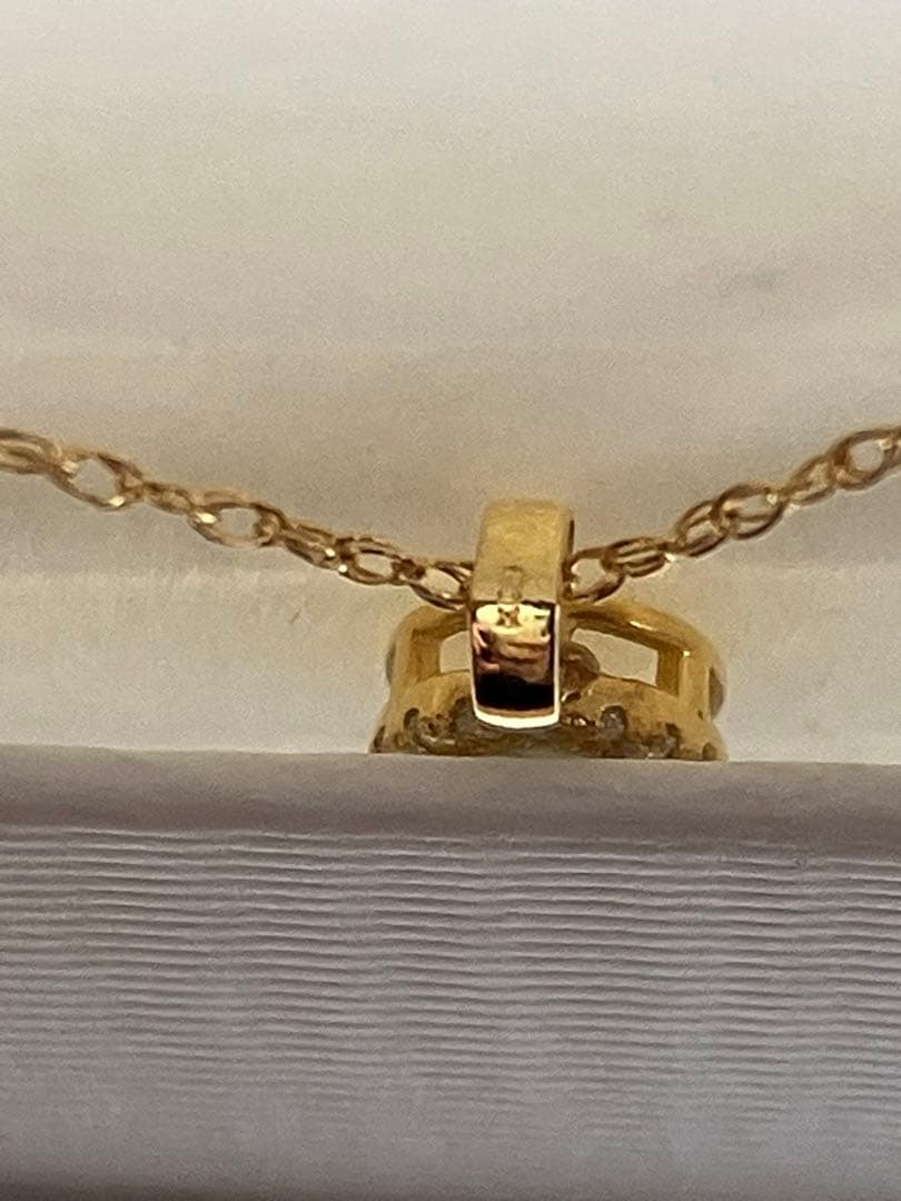 早い者勝ち! 天然タンザナイト ダイヤモンド K18 刻印 ネックレス