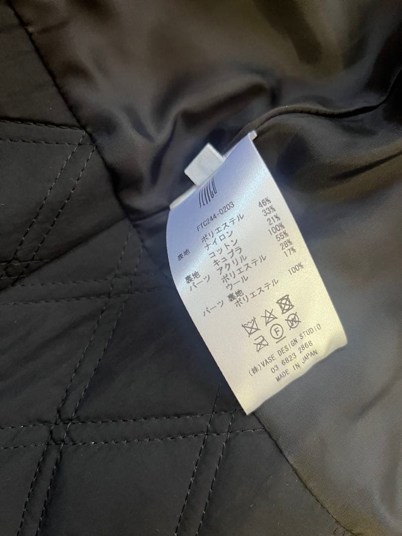 fetico ナイロンキルティングジャケット　サイズ1（24aw）