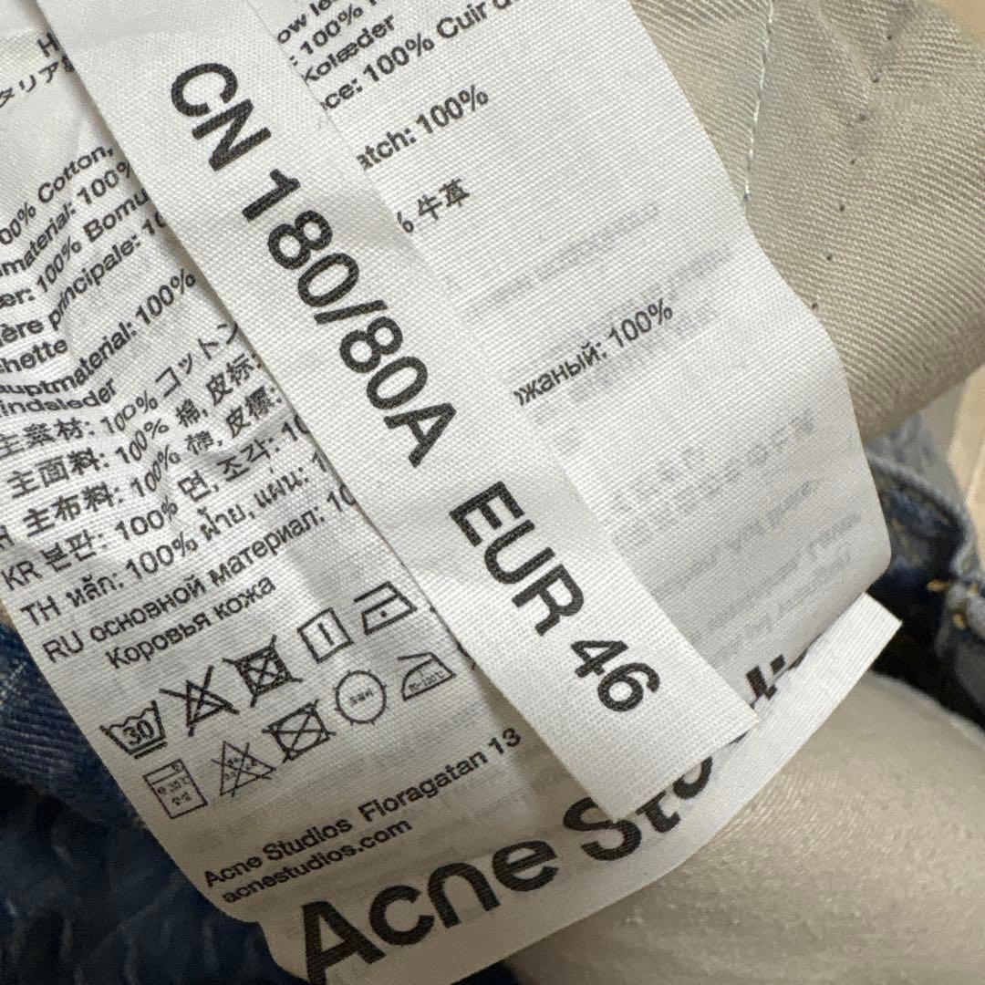 acne studios 24 AW モノグラフデニムショートパンツ