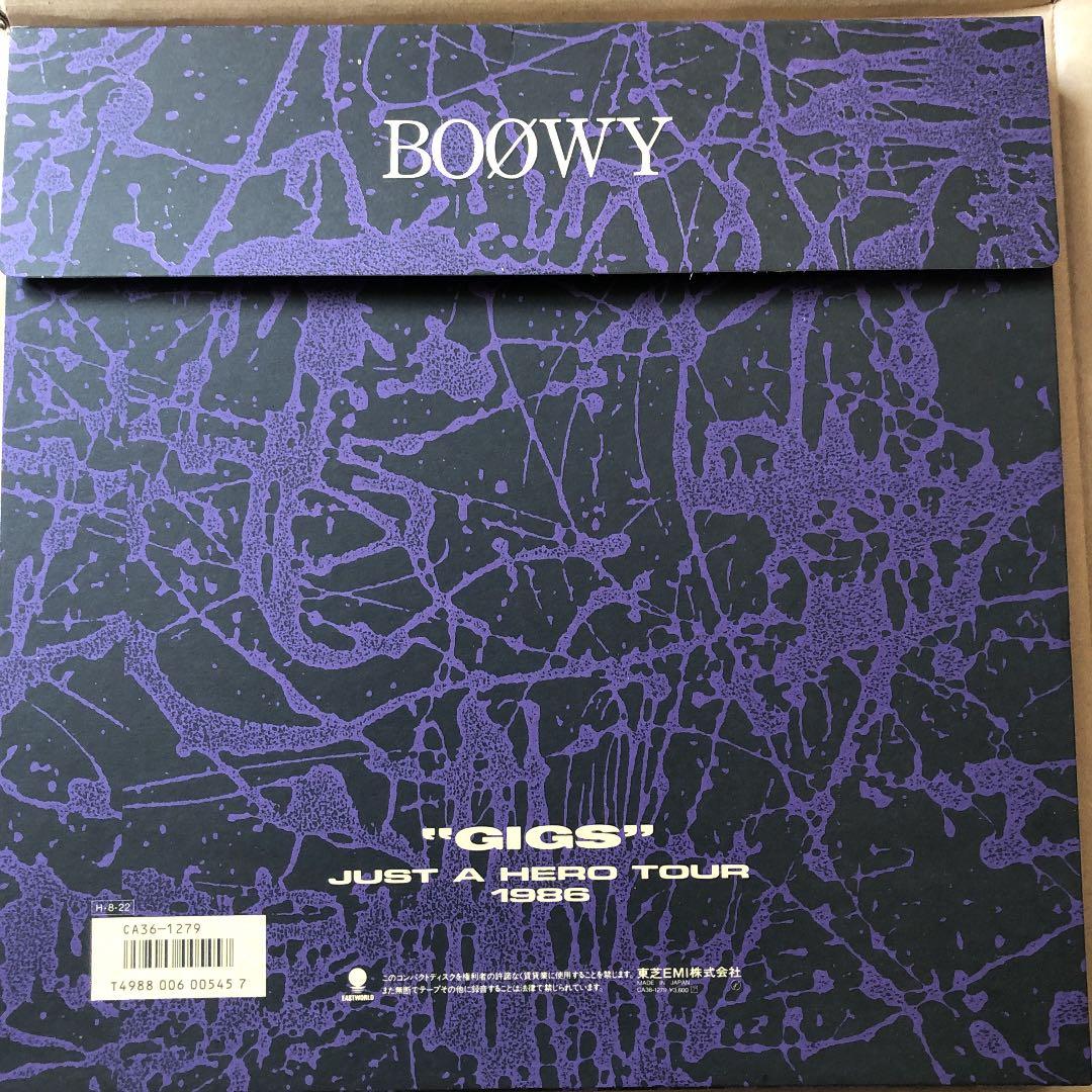 レア BOOWY GIGS JUST A HERO TOUR 1986 CD