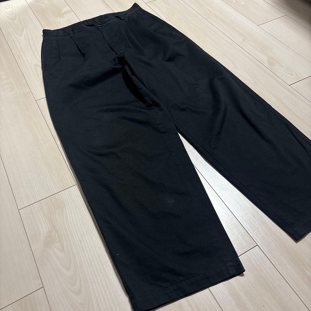 A.PRESSE Chino Trousersブラック アプレッセ　チノパン