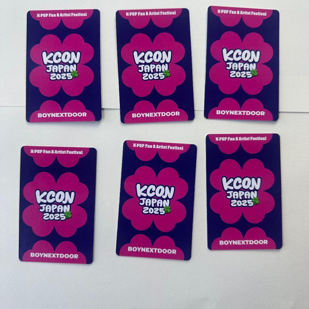 BOYNEXTDOOR KCONJAPANオンラインくじ トレカ 6枚