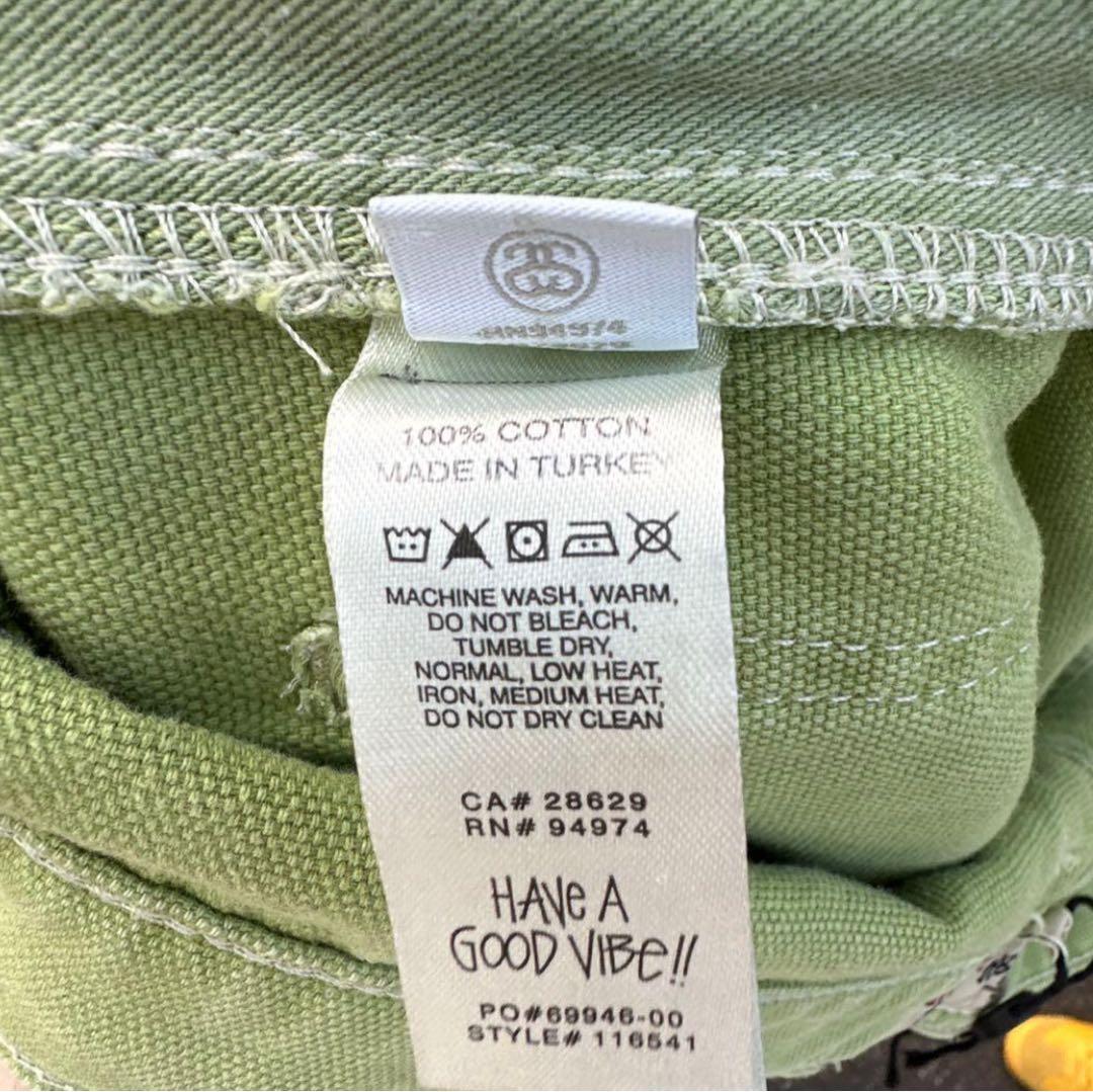 Stüssy WORKGEAR ワークパンツ 32 ライトグリーン