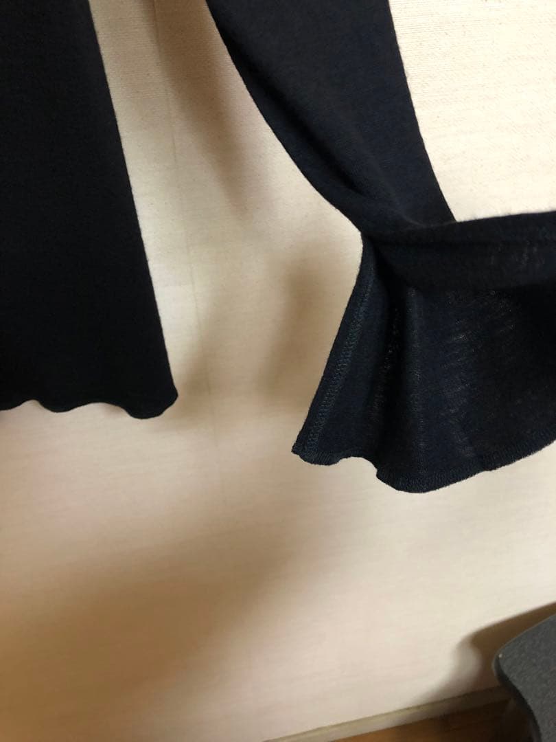 最終価格　ヨウジ　ヤマモト　チュニック カットソー　黒　長袖 美品　yohji