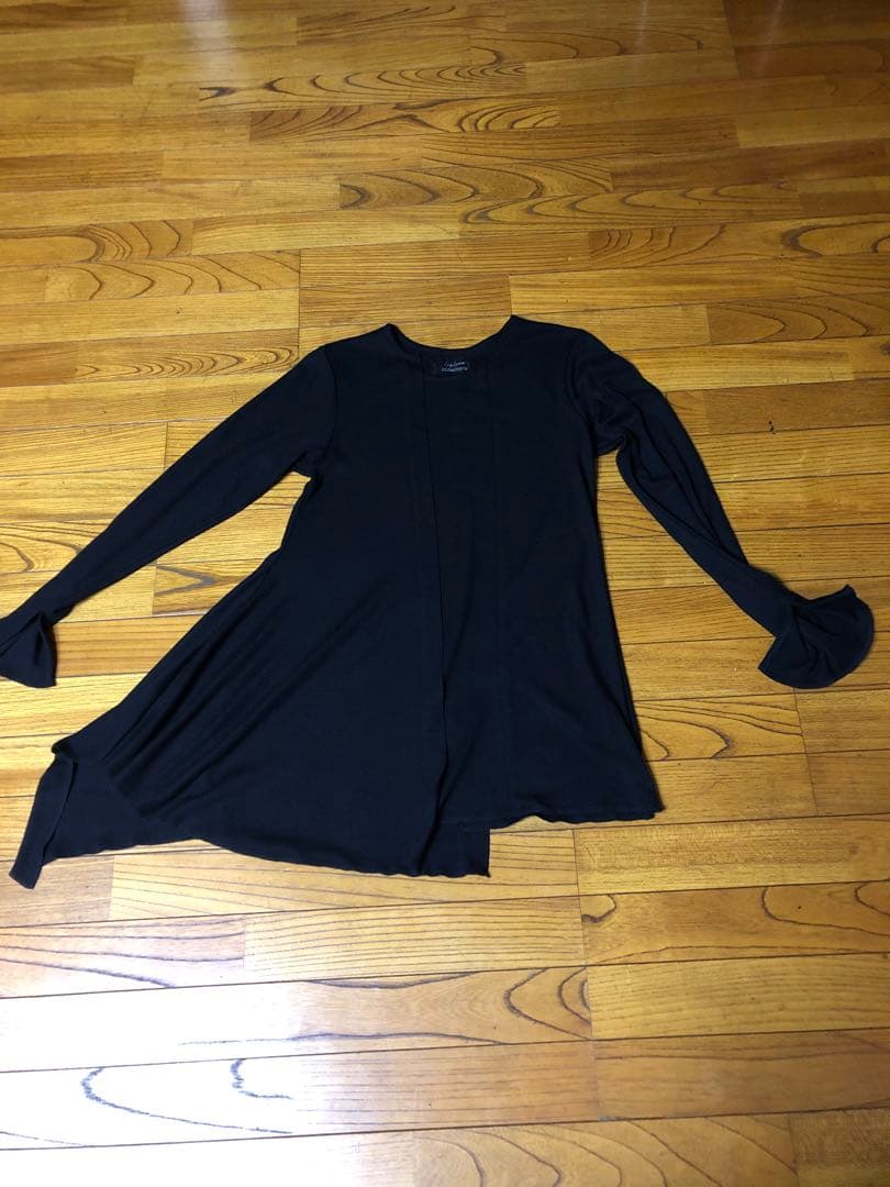 最終価格　ヨウジ　ヤマモト　チュニック カットソー　黒　長袖 美品　yohji