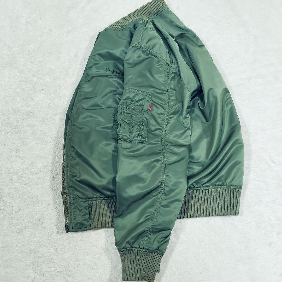Supreme　シュプリーム　MA-1　リバーシブル　オリーブグリーン　M