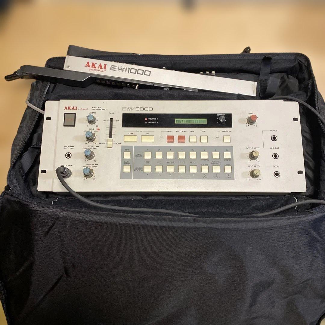 AKAI EWI1000 EWV2000 セット ケース付 動作OK
