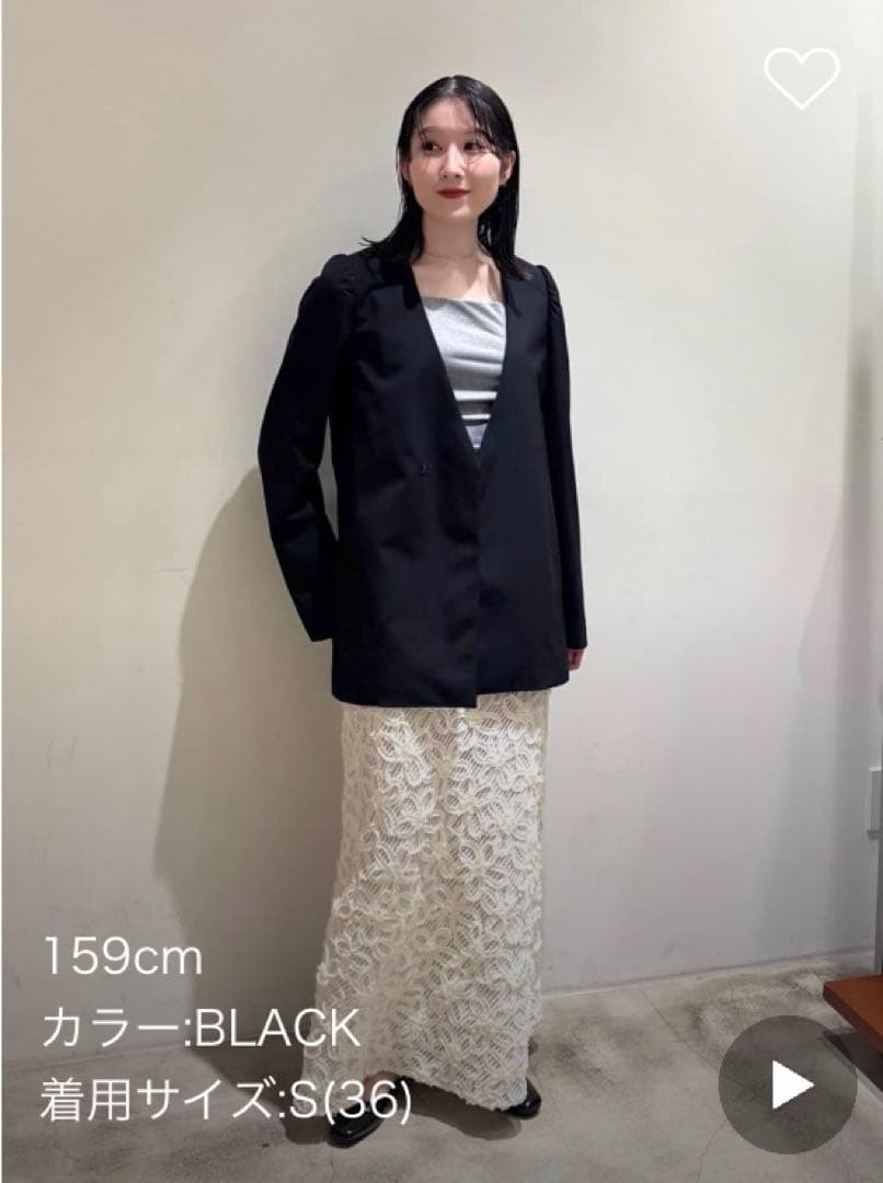 ＜ATTISESSION＞ツイル ボクシー ジャケット