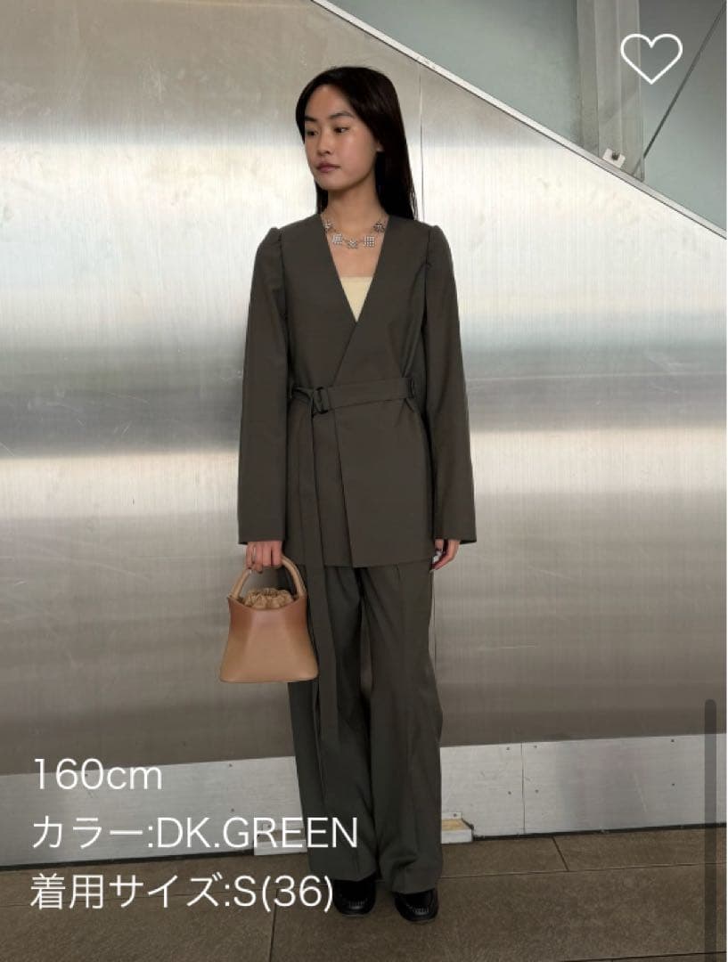 ＜ATTISESSION＞ツイル ボクシー ジャケット