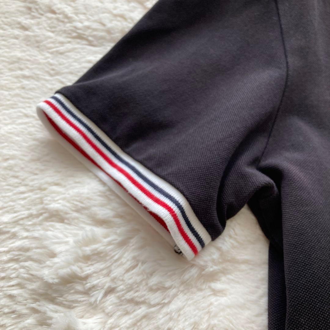 MONCLER モンクレール 黒ポロシャツ メンズ L