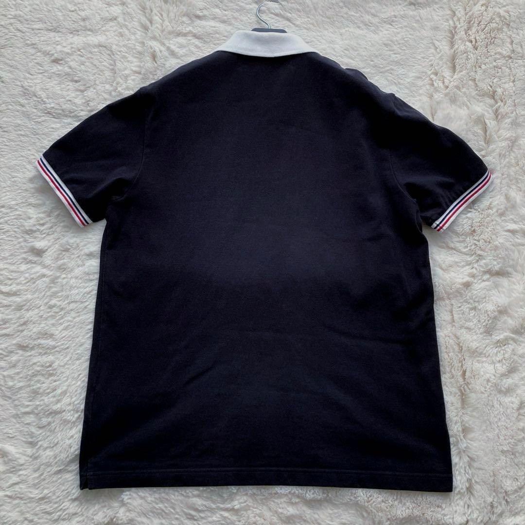 MONCLER モンクレール 黒ポロシャツ メンズ L