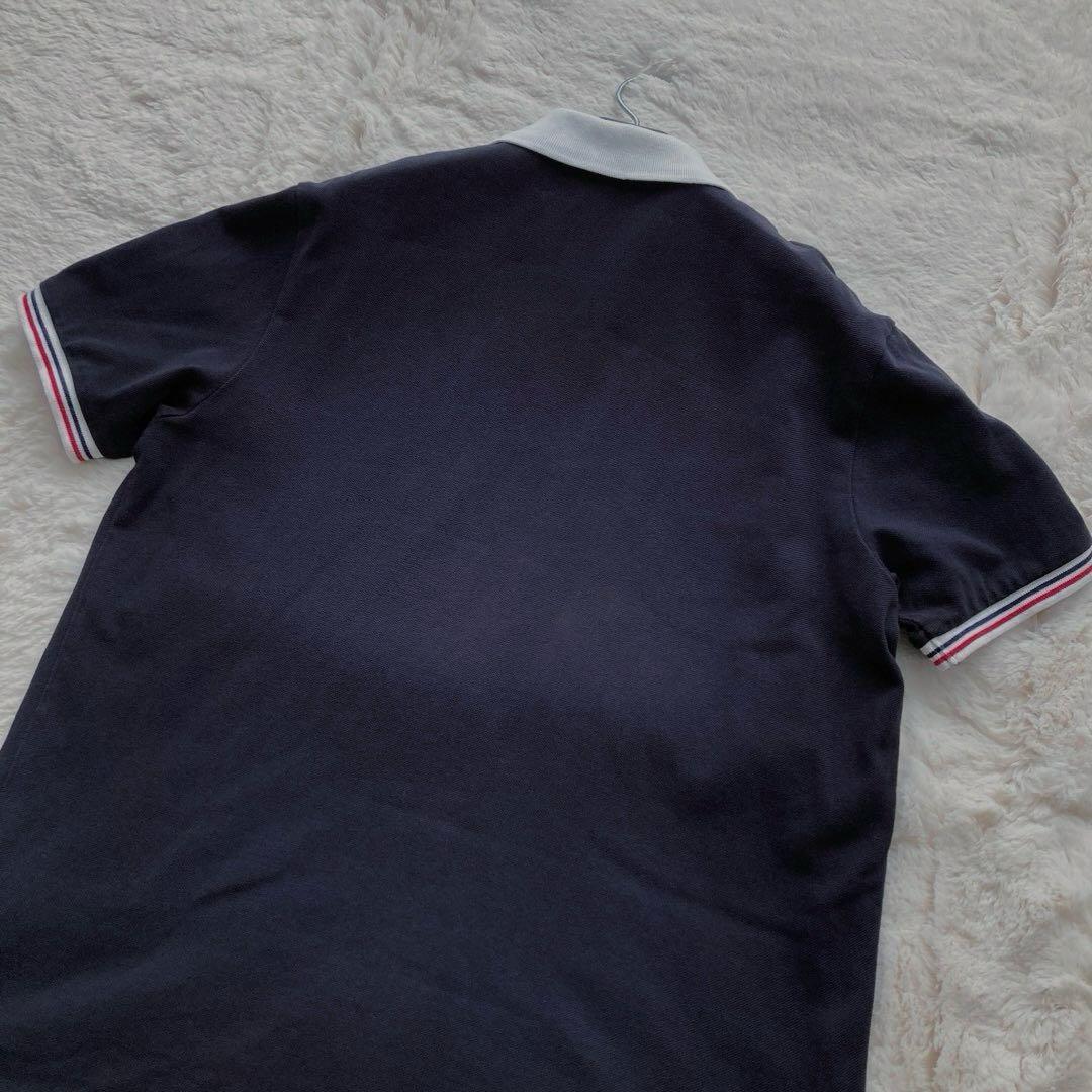 MONCLER モンクレール 黒ポロシャツ メンズ L
