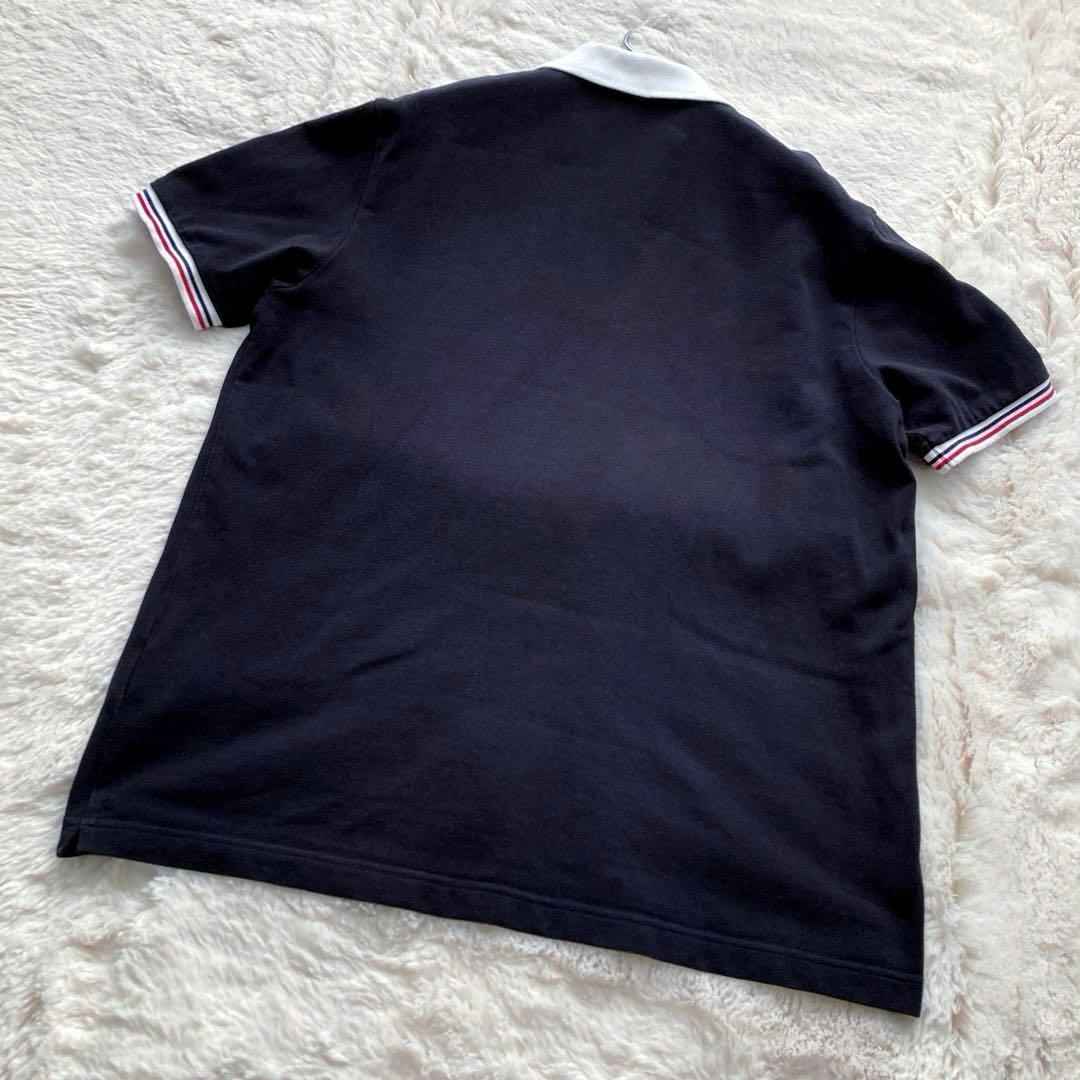 MONCLER モンクレール 黒ポロシャツ メンズ L