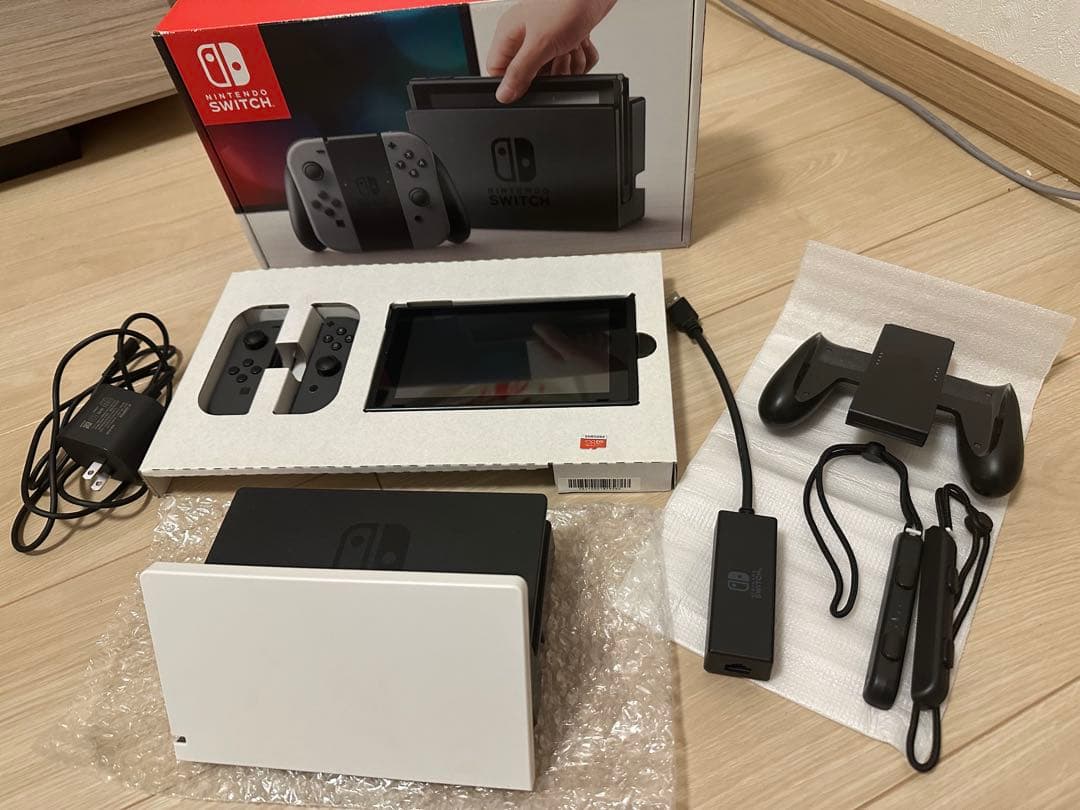 Nintendo Switch 本体 ブラック128GB microSDカード付