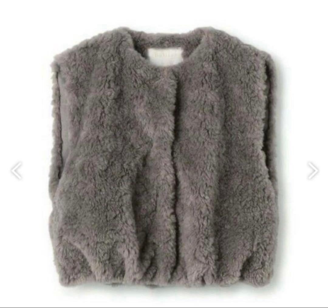 TOMORROWLAND / Ballsey ランダムファーショートベスト