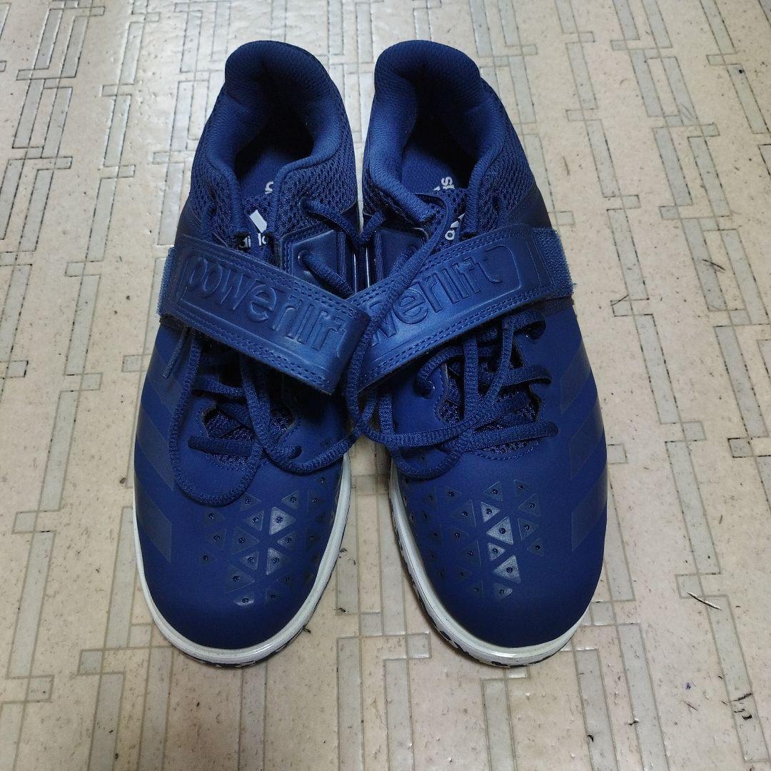 adidas Powerlift ネイビー ウエイトトレーニングシューズ