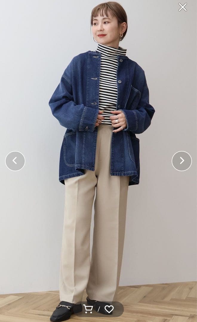 アメリカンホリック　インディゴブルー デニムジャケット Mサイズ