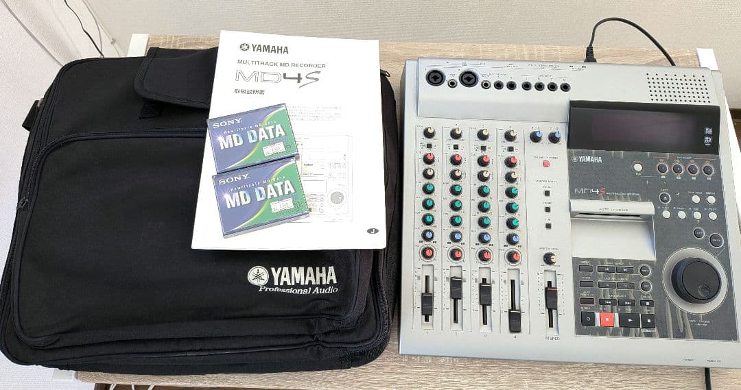 YAMAHA MD4S 【MDデータ2枚、専用キャリングケース付き】