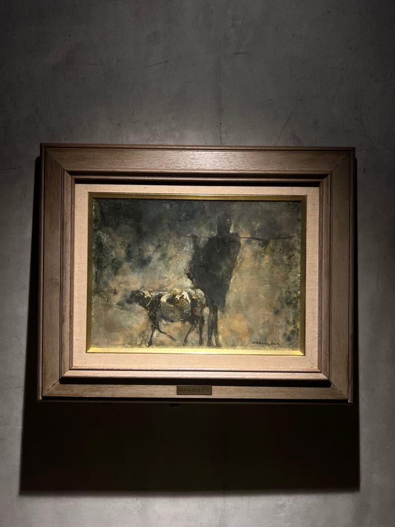 他の方発送×阿部平臣【肉筆油彩画】直筆サインあり