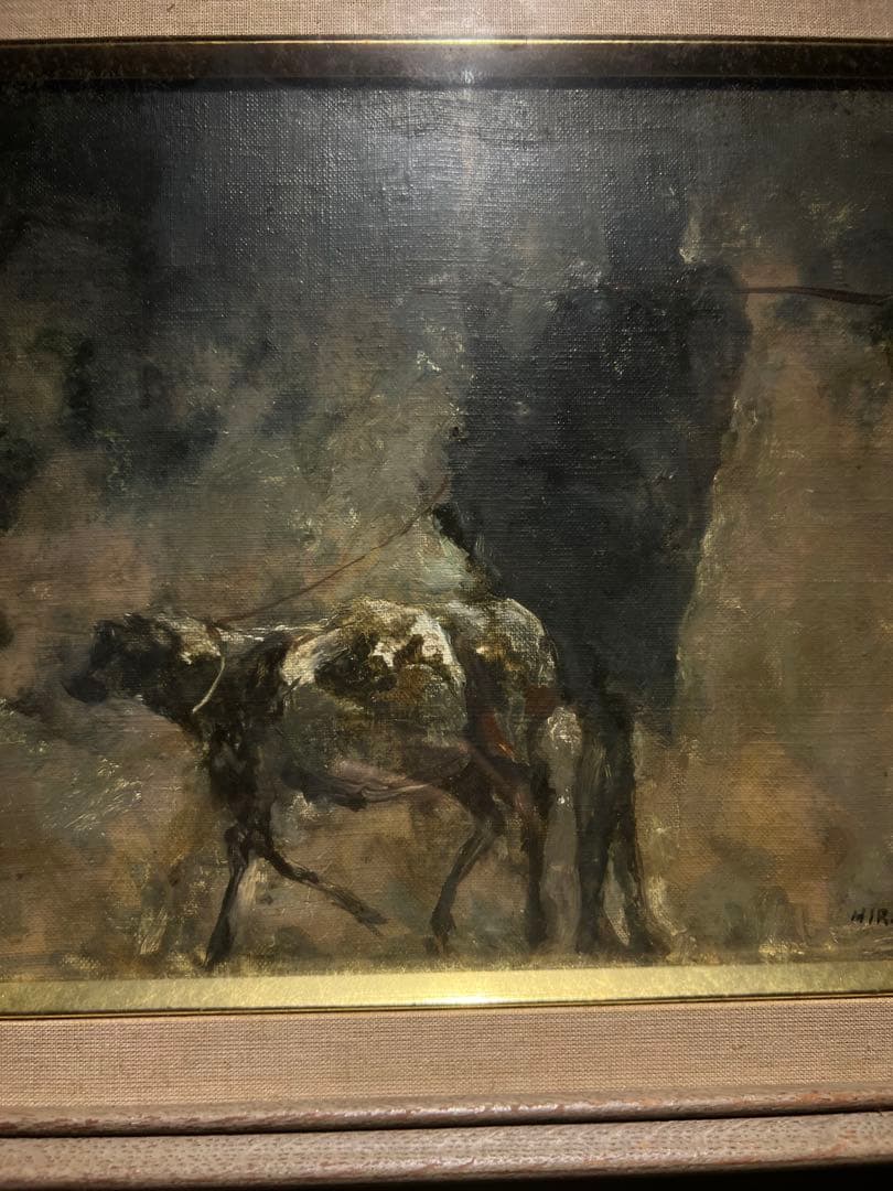 他の方発送×阿部平臣【肉筆油彩画】直筆サインあり