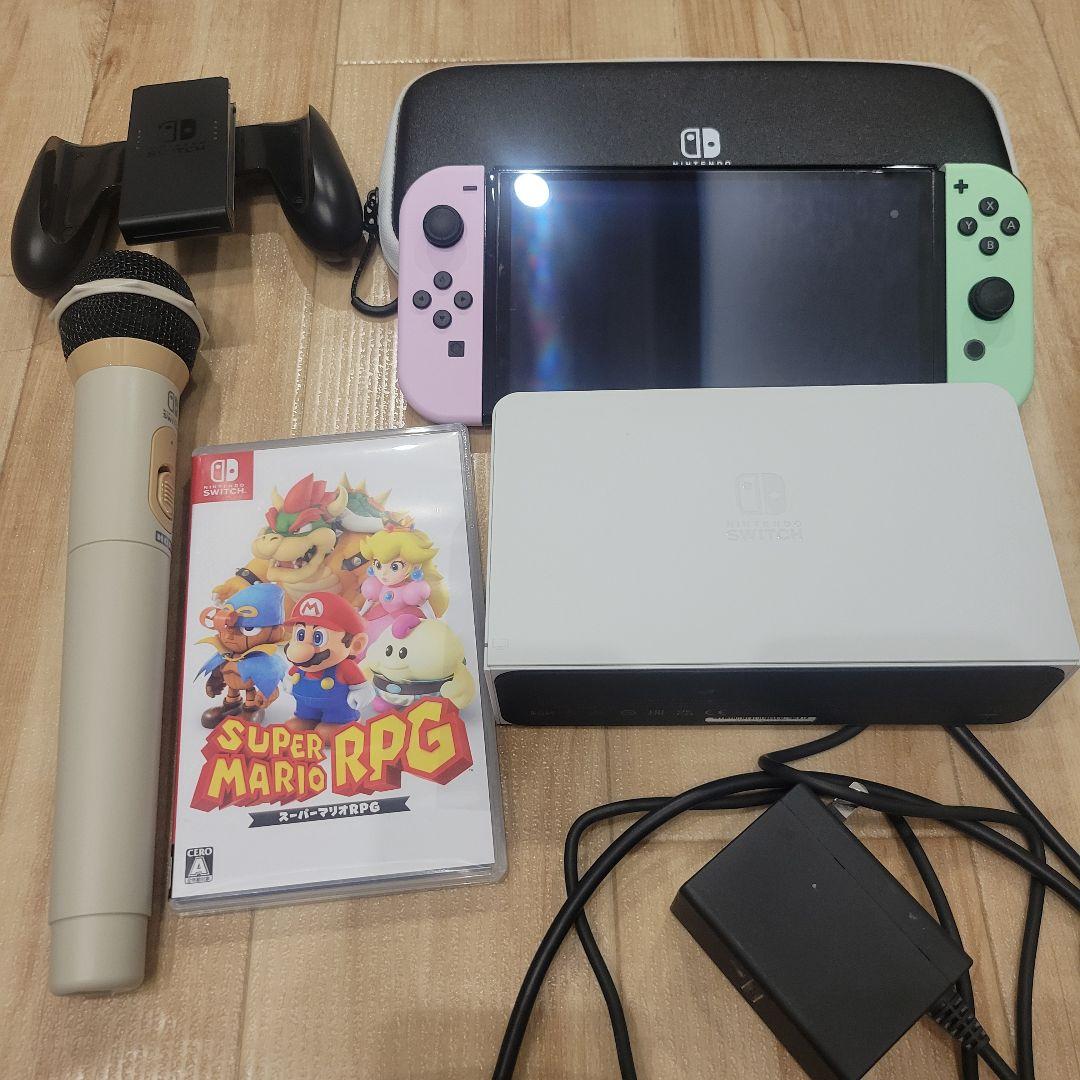 Nintendo Switch + マリオRPG +マイク　箱付き
