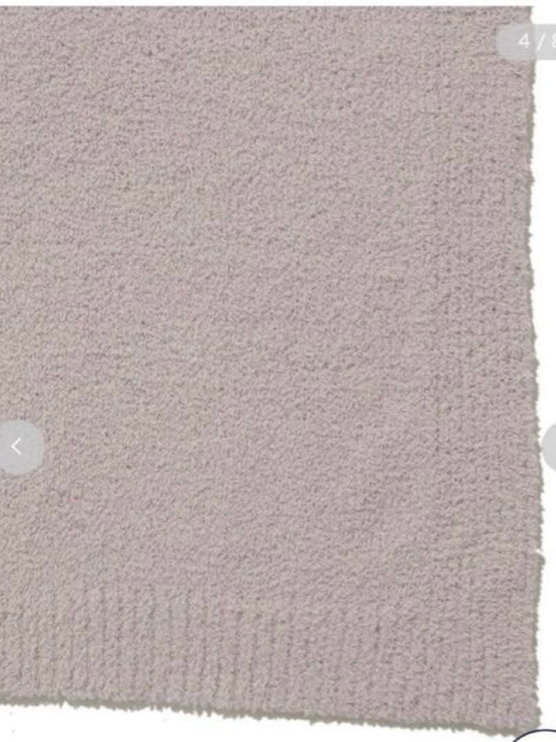 新品 ジェラートピケ モチーフジャガードブランケット ピンク