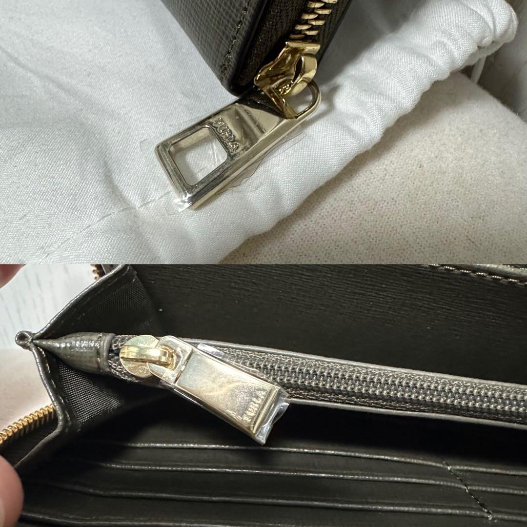 フルラ 長財布 オリーブ グリーン系 新品 未使用 バビロン