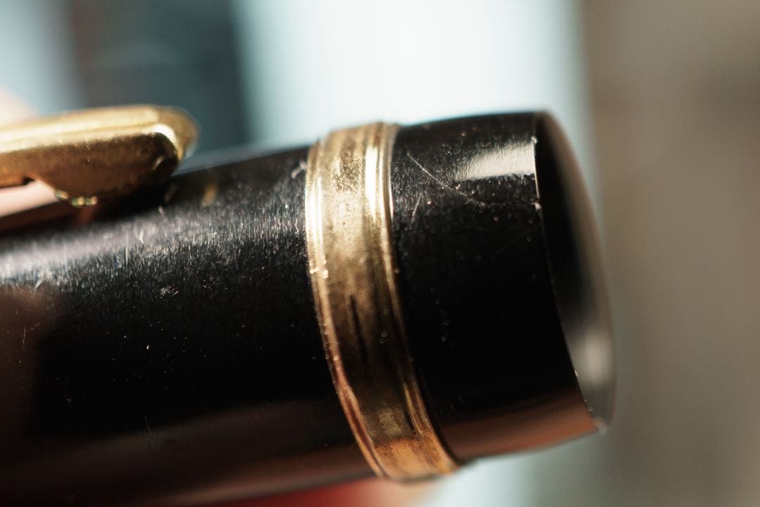 ロットリング ロールクリ 透明ニブ 万年筆 セルロイド/エボナイト 廃番製品