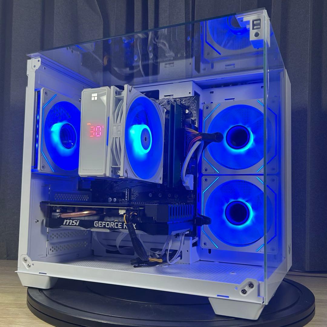 高性能 白 ゲーミングPC RTX2060 Windows11 FPSゲーム快適