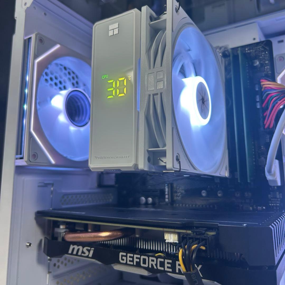 高性能 白 ゲーミングPC RTX2060 Windows11 FPSゲーム快適