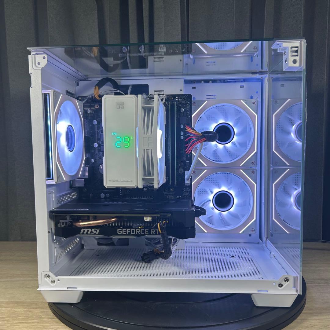 高性能 白 ゲーミングPC RTX2060 Windows11 FPSゲーム快適