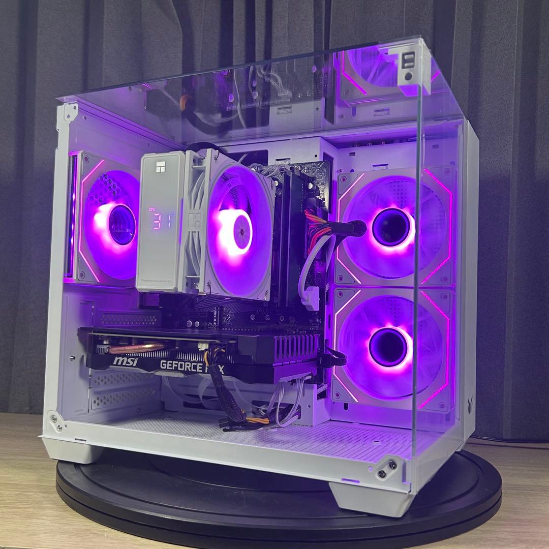 高性能 白 ゲーミングPC RTX2060 Windows11 FPSゲーム快適