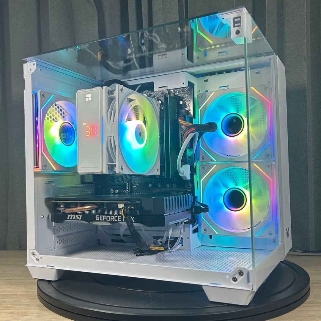 高性能 白 ゲーミングPC RTX2060 Windows11 FPSゲーム快適